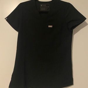 Figs XXS Scrub top black Catarina